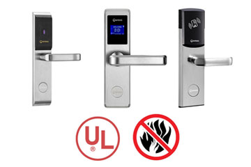 歐比特酒店鎖通過(guò)美國(guó)UL-10C認(rèn)證